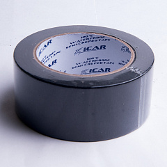 40м х 48мм Черная Малярная лента ICAR 120°C Waterproof Semicreped