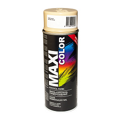 1001RAL бежевая  MAXICOLOR  Автоэмаль (аэрозольная краска), уп.400мл