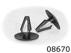 08670 Клипса автомобильная CHRYSLER, Rokland