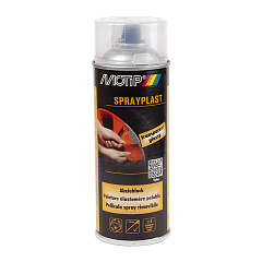 прозрачная глянцевая  MOTIP  Sprayplast Эмаль винил (аэрозоль), уп.400мл