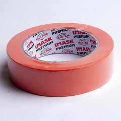 40м х 30мм Оранжевая Малярная лента IMASK Premium 90C Rubber Creped