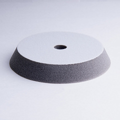 Полировальный круг из поролонa D130/150 mm конус T25 mm экстра-жесткий серый - Conus Grey