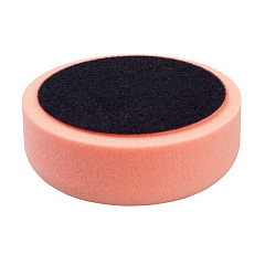 Полировальный круг с Velcro из поролонa D150 mm T 50 mm среднежесткий оранжевый  ICAR ORANGE