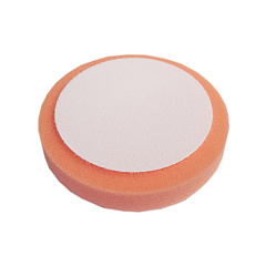 Полировальный поролоновый круг D150 mm T30 mm жесткий оранжевый ORANGE