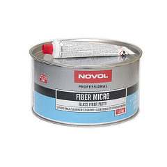 Шпатлевка NOVOL  FIBER MICRO   автомобильная со стекловолокном, уп.1,8кг