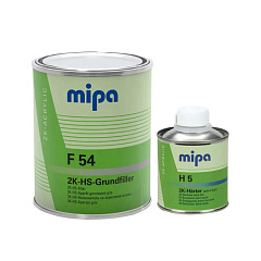 Грунт  MIPA  Acrylfiller F54 2К 4+1 акриловый белый (комплект), уп.1л+0,25л