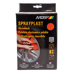 оранжевая глянцевая  MOTIP  Sprayplast Эмаль винил набор (2 в одном) (аэрозоль), уп.2*400мл
