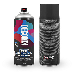 Грунт для пластика DECORIX, черный, 520мл