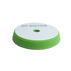 GT SISTEM Полировальный круг из поролонa D 130/140 mm конус T25 mm жесткий зеленый - Conus Green