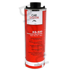 CARSYSTEM  KS-500 Битумное покрытие для защиты днища чёрное, уп.1л