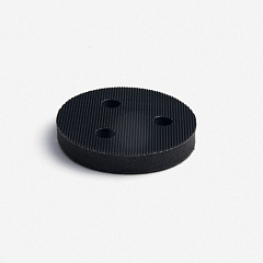 Подложка промежуточная 75 mm T10mm STANDARD на липучке, 3отв, черная мягкая ICAR V S BLACK