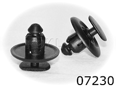 07230 Клипса автомобильная для японских авто , Rokland