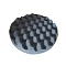Полировальный поролоновый круг D150 mm T30 mm мягкий черный волна BLACK-wave