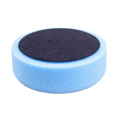 Полировальный круг с Velcro из поролонa D150 mm T 50 mm жесткий синий  ICAR BLUE