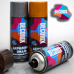 Эмаль молотковый эффект DECORIX, золото, аэрозоль, 520мл