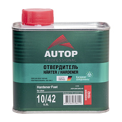 Отвердитель  AUTOP  Hardener Fast 10/42  для лака, быстрый, акриловый, уп.0,50л