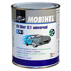 Грунт  MOBIHEL 2К 3:1 универсальный LOW VOC (без отвердителя), уп.0,75л