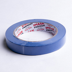 40м х 18мм Синяя Малярная лента IMASK Premium 90C Rubber Creped