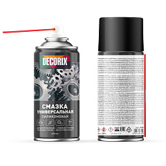 Универсальная силиконовая смазка DECORIX, аэрозоль, 210мл