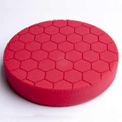 Полировальный поролон. круг ICAR D150mm SOTA T30mm ультра мягкий красный