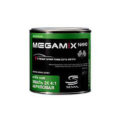 реклама 121 MEGAMIX АК-1311 Автоэмаль акриловая, уп.0,84кг