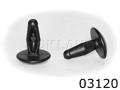 03120 Клипса автомобильная GM, Rokland
