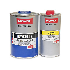 Лак NOVAKRYL 2+1 HS Новол ПИ, уп. 1+0,5 л (комплект)