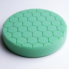 Полировальный поролон. круг ICAR D150mm SOTA T30mm мягкий зеленый