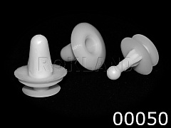 00130 Клипса автомобильная белая TOYOTA/LEXUS/MAZDA/ISUZU, Rokland (КОМПЛЕКТ)