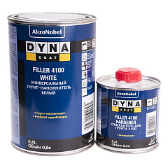 Грунт+Отвердитель  DYNACOAT  Filler 4100  белый (комплект), уп.0,8л+0,2л