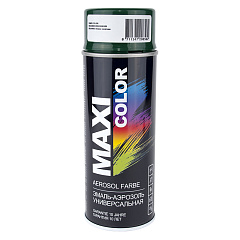 6005RAL тёмно-зелёная  MAXICOLOR  Автоэмаль (аэрозольная краска), уп.400мл