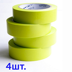 40м х 36мм Малярная лента Зеленая Green ICAR Washi 100C, набор 4шт