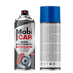 Эмаль для супортов термостойкая +300°С MobiCAR, синий, аэрозоль, 520мл
