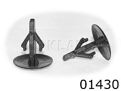 01430 Клипса автомобильная ACURA/HONDA, Rokland
