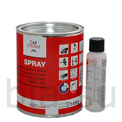 Шпатлевка  CARSYSTEM  Spray полиэфирная напыляемая, серая, уп.1,5кг