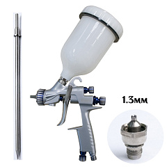 Краскораспылитель ISISTEM ISPRAY IW LP 20 с верхним бачком 600мл, сопло D1.3мм+D1.2мм, набор (шт.)