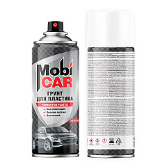 Грунт для пластика MobiCAR, белый, аэрозоль, 520мл