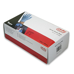 COLAD  Перчатки нитриловые устойчивые к растворителям, размер L, уп.коробка 100шт