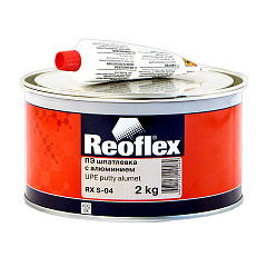 Шпатлевка  REOFLEX  Alumet с алюминием, уп.2кг
