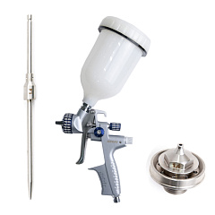 Краскораспылитель ISISTEM ISPRAY ST RP 31 с верхним бачком 600мл, сопло D1.4мм+D1.2мм, набор (шт.)
