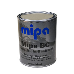 Базовая краска MIPA  Super Black, уп.1л