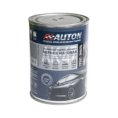 Черная матовая - Грунт-эмаль акриловая 1К АК 47  AUTON, уп. 0,8л