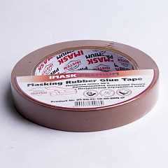 40м х 18мм Коричневая IP Малярная лента IMASK Premium 90C Rubber Creped