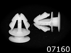 07160 Клипса автомобильная крепления молдинга AUDI/SEAT/SKODAVW, Rokland