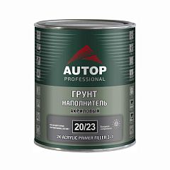 Грунт-наполнитель AUTOP  2K Primer Filler HS Standart 3+1, белый, уп. 1,0л