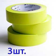 40м х 30мм Малярная лента Зеленая Green ICAR Washi 100C, набор 3шт